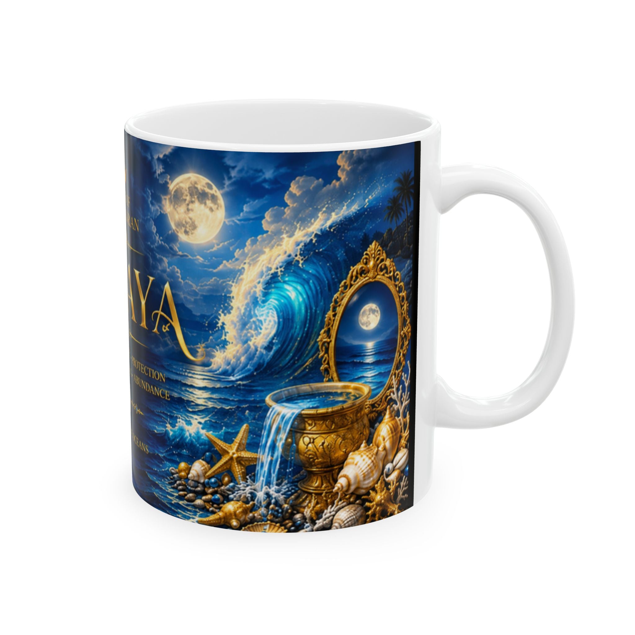 Yemaya-Queen of the ocean ceramic mug (11oz)