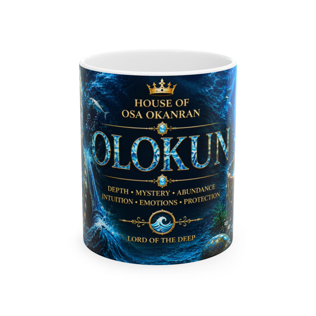 Olokun-Lord of the deep ceramic mug (11oz)