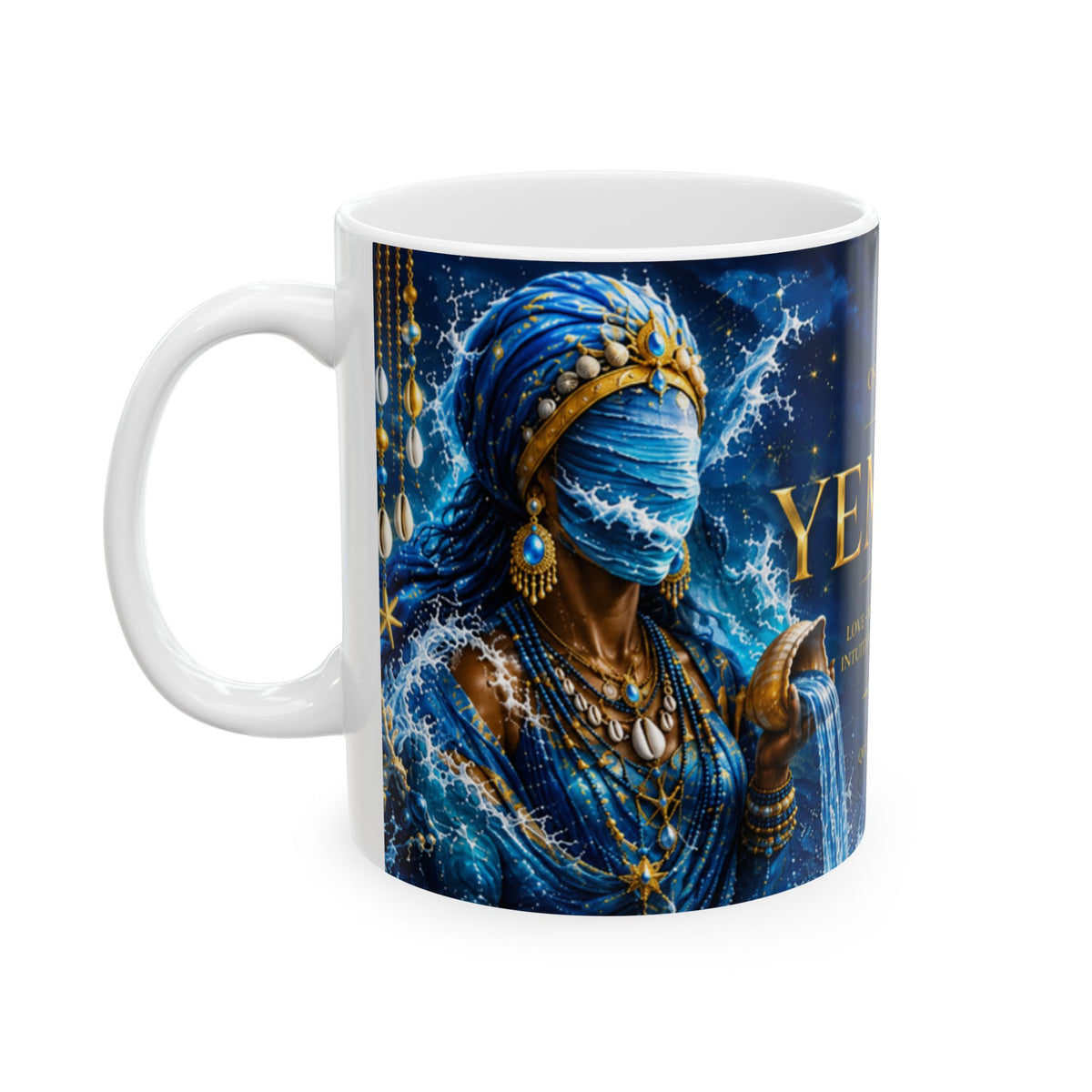 Yemaya-Queen of the ocean ceramic mug (11oz)